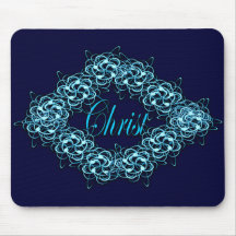 Christ is the Centre - Ice Blue Mousemats