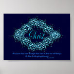Christ is the Centre - Ice Blue Print