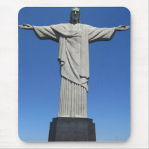 Christ of the Andes Mousepads