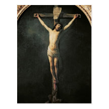 Christ on the Cross Post Card