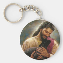 Christ The Good Shepherd Keychain