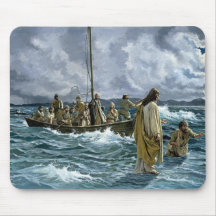 Christ walking Mousepad