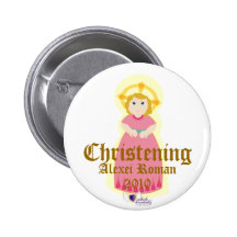 Christening Button- Customise