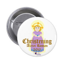 Christening Button- Customise