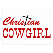 Christian Cowgirl Postcards