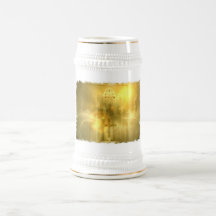 Christian Cross Beer Stein Mug