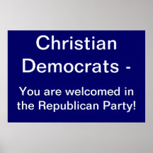Christian Democrats Poster