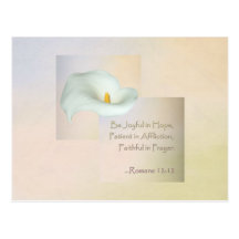 Christian Faith Art ~ Romans 12:12 Post Cards