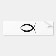 Christian Fish Bumper Sticker
