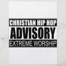 Christian Hip Hop Advisory... Full Colour Flyer