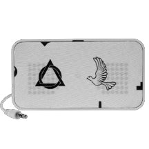 Christian icons laptop speakers