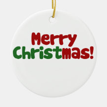 Christian Merry Christmas Christmas Tree Ornaments