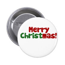 Christian Merry Christmas Pinback Buttons