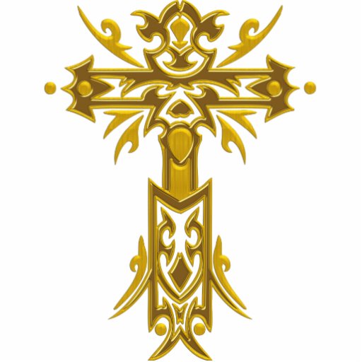 Christian Ornate Cross 27 Photo Sculpture