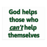 Christian Saying T-shirts and Gifts Postcard