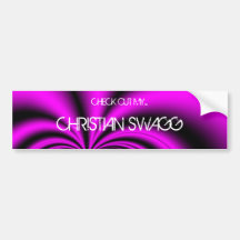 CHRISTIAN SWAGG... Religious bumpersticker Bumper Sticker