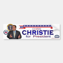 Christie for President Bumper Sticker