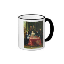 Christina of Sweden and her Court: detail of mugs