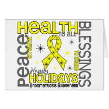 Christmas 4 Endometriosis Snowflakes Card