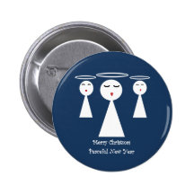 Christmas Angels Button