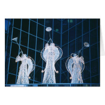 Christmas Angels Rockefeller Centre Card
