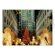 Christmas at Rockefeller Centre Greeting Card