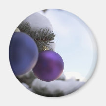 Christmas Balls Refrigerator Magnet