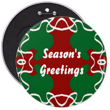 Christmas Bandanna button