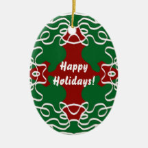Christmas Bandanna ornament