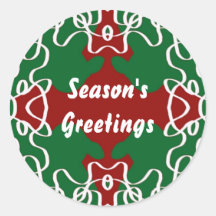 Christmas Bandanna sticker
