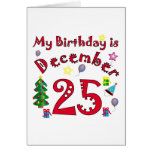 Christmas Birthday Card