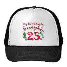 Christmas Birthday Mesh Hat