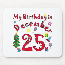 Christmas Birthday Mouse Mats