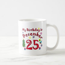 Christmas Birthday Mug