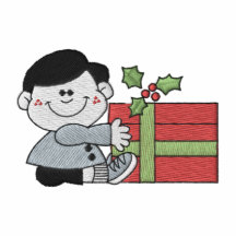 Christmas Boy Embroidered Shirt