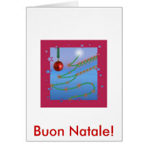 Christmas, Buon Natale! Card