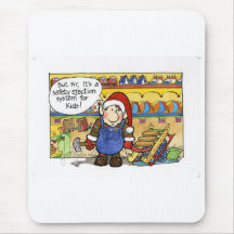 Christmas "But Sir" Cartoon No. 6 Mousemat
