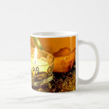 Christmas candle mug