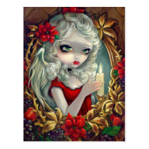 "Christmas Candle" Postcard