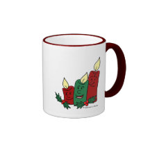 Christmas Candle Trio Mugs