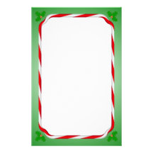Christmas Candy Cane Personalised Stationery