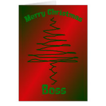 Christmas Card For Boss