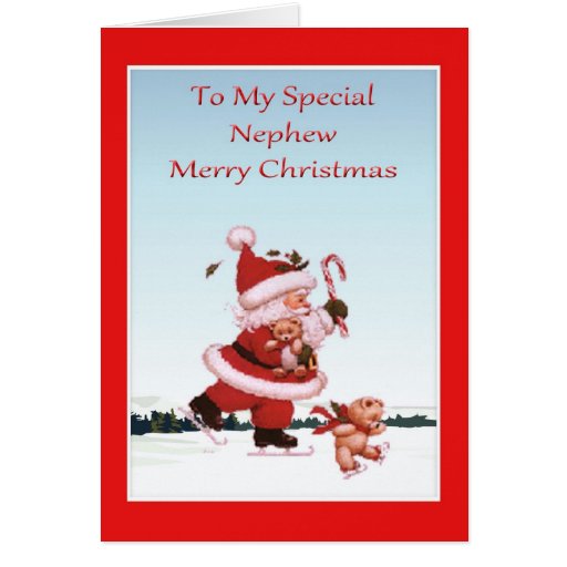 Christmas Card For Nephew | Zazzle