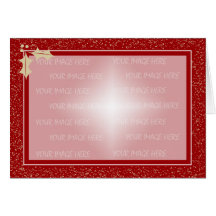 Christmas Card Frame Template Horizontal