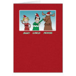 Christmas card: Mary Chris Moose