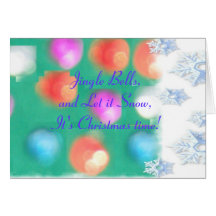 Christmas Carol card - "customise me"
