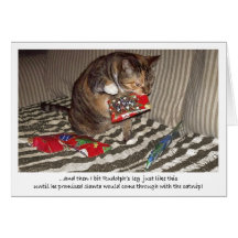 Christmas Cat Attack Cards