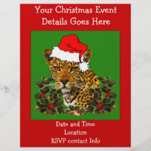 Christmas Cat Personalized Flyer