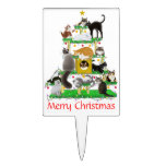 Christmas Cat Tree Cake Pick