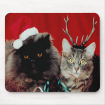 Christmas Cats Mouse Pad